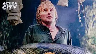 Serone Uses the Crew as Bait for the Anaconda | Anaconda (Jon Voight, Jennifer Lopez)