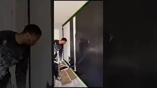 Painting A Wall with @sherwin-williams &ldquo;Tricorn Black&rdquo; @paintbydezign