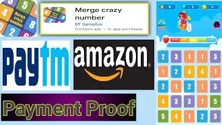 Merge Crazy Number App Payment Proof||Full App Review In Hindi||Real Or Fake