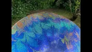 111 - Epoxy Resin Art - Mosaic with Glitter - Disaster to Happy Little Accident - Sparklicious