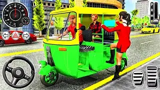 Modern City Tuk Tuk Rickshaw Simulator Driving - Mountain Auto Driver - Best Android GamePlay
