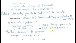 Examen de lengua pregunta de morfología pruebas acceso a grado superior 2025 Castilla La Mancha