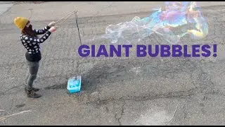 Make a Tri-String Wand and Giant Bubbles