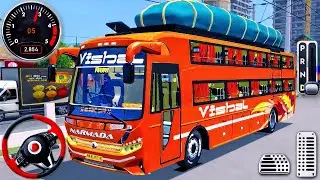 Offroad Bus Drive 3D Simulator - Real City Classic Bus Driving - Android GamePlay