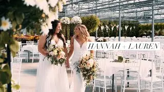 Hannah + Lauren Wedding Highlights | Abele Greenhouse | Saginaw Michigan Wedding Videography