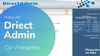 Hướng Dẫn C&agrave;i Đặt Wordpress L&ecirc;n Hosting Driect Admin