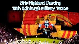 Girls Highland Dancing 75th Edinburgh Castle Military Tattoo Scotland. #delab #travel #edinburgh 