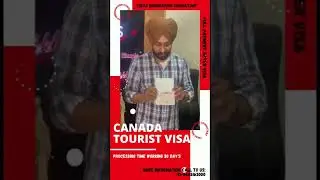 Canada 🇨🇦 visa sure shot #canada #canadatouristvisa #canadavisa