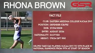 Rhona Brown - GSR