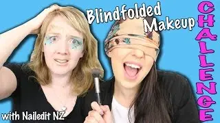 EyedolizeMakeup Travels: Blindfolded Makeup Challenge with NailedItNZ