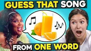 Can YOU Guess That Song From One Word Only?