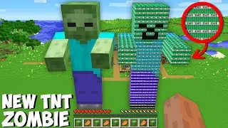 New BIGGEST TNT ZOMBIE vs BIGGEST STANDARD ZOMBIE in Minecraft ! ZOMBIE BATTLE !