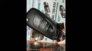 Replace battery on Remote Key Citroen C4 C5 2010+ / How to change car key battery