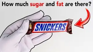 SNICKERS - Unpacking + How Much Sugar, Fat, Carbohydrates, Protein and Calories