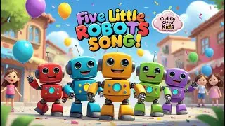 Five Little Robots | Nursery Rhymes For Kids And Children's Song