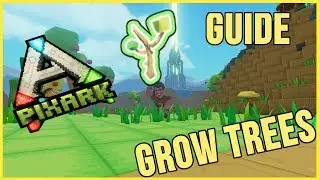 Pixark - How to plant and grow Trees!! 🌴 (Normal Tree Seeds)