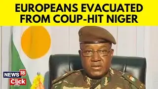 Niger Evacuations Live | Watch Niger Evacuation From Niger Airport | Europe Evacuation