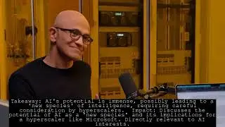 Applied AI News Summaries: Satya Nadella &ndash; Microsoft&rsquo;s AGI Plan & Quantum Breakthrough