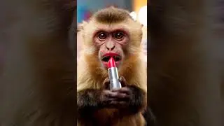 🤣 Try Not to Laugh Challenge &ndash; Impossible Edition, monkey using lipstick  #funny