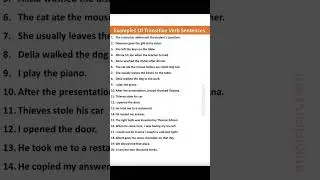 examples of transitive verb in sentences#viral,