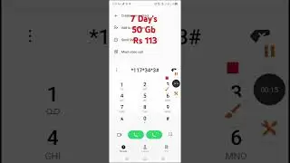 jazz 7 day's internet package !jazz 50 Gb internet package #internet #jazz #shorts