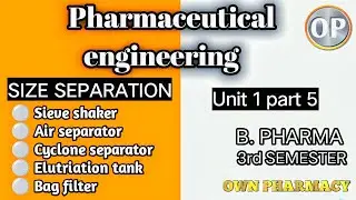 Sieve shaker | Air separator| Cyclone separator | Elutriation tank | Bag filter |