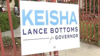 Former Atlanta mayor, gubernatorial candidate Keisha Lance Bottoms campaigns in Augusta