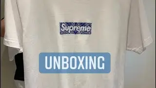 Supreme Bandana Box Logo Tee | UNBOXING
