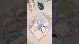 Cute sticky notes haul🐱🩵 #stickynotes #notes #unboxing #asmr #stationarycollection #cute #fyp