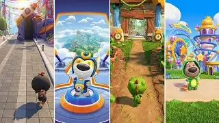 Talking Tom Gold Run,Talking Tom Hero Dash,Talking Tom Time Rush,Talking Tom Blast Park