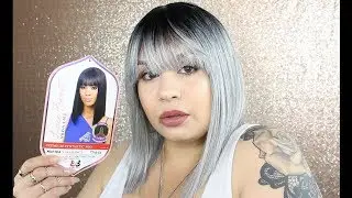 BOBBI BOSS YARA BANG WIG | GRAY HAIR