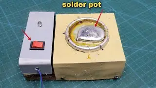 How to make soldering pot | solder pot simple tarika se ghar me banaye |