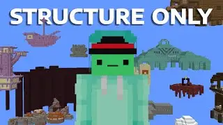 Beating Minecraft With ONLY Structures