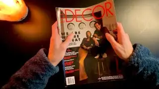 Soft-Spoken ASMR Magazine Flip Through ~ Home Decor & Design Chat