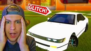 НОВЫЙ ГЛЮК С БЕЛОЙ МАШИНОЙ В ROCKET LEAGUE!