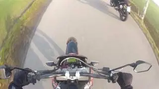 Derbi Senda DRD 125 VS KTM Duke 125 (Top Speed)