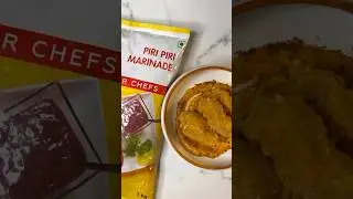 Juicy inside,crispy outside! Chef&rsquo;s Art Piri Piri & Cajun Breading Mixes make soya chaap perfect.