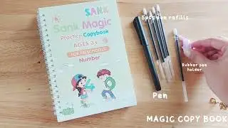 Sank Magic Practice Copybook | Number Tracing Book for Preschoolers with Pen