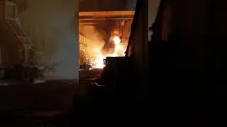 Accident while handling hot metal