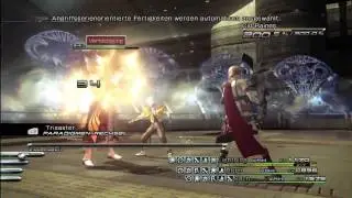 Final Fantasy XIII Fight against Cid Raines (Xbox 360 Gameplay Full HD 1920x1080)