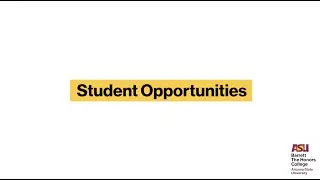 Student Support and Opportunities at Barrett, The Honors College