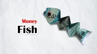 Money Origami Fish Making with Currency | Crafting with Money