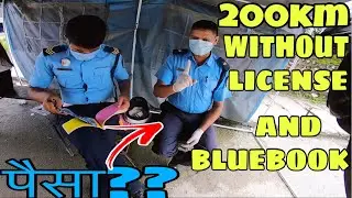 I LOST MY LICENSE AND BLUEBOOK  || KATHMANDU TO POKHARA ||