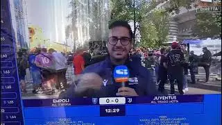Milan Club Romandie passage sur SportItalia avant la contestation de la Curva Sud