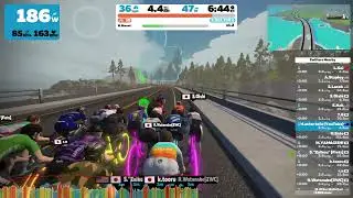 Zwift Pace Partner | First time riding with B. Brevet How long could I last?