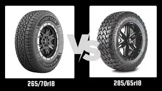 Tire Size 265/70r18 vs 285/65r18