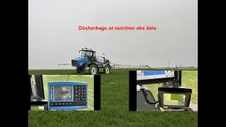 Désherbage et nutrition des blés Evrad Alpha 3500 et Présentation des travaux à venir sur la chaine
