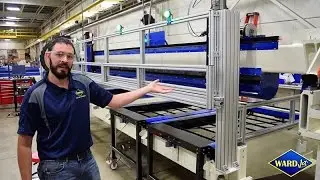 ZX-1540 High Rail Waterjet with Shuttle Tables