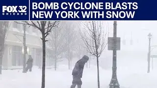 Bomb cyclone winter storm blasts New York, prompts emergeny