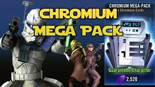 Chromium MEGA-PACK Opening! - Star Wars: Galaxy of Heroes